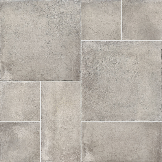 Keros Modula Portobello Silver Anti-Slip πλακάκι δαπέδου 100x100 λευκής μάζας με Matt Relieve φινίρισμα